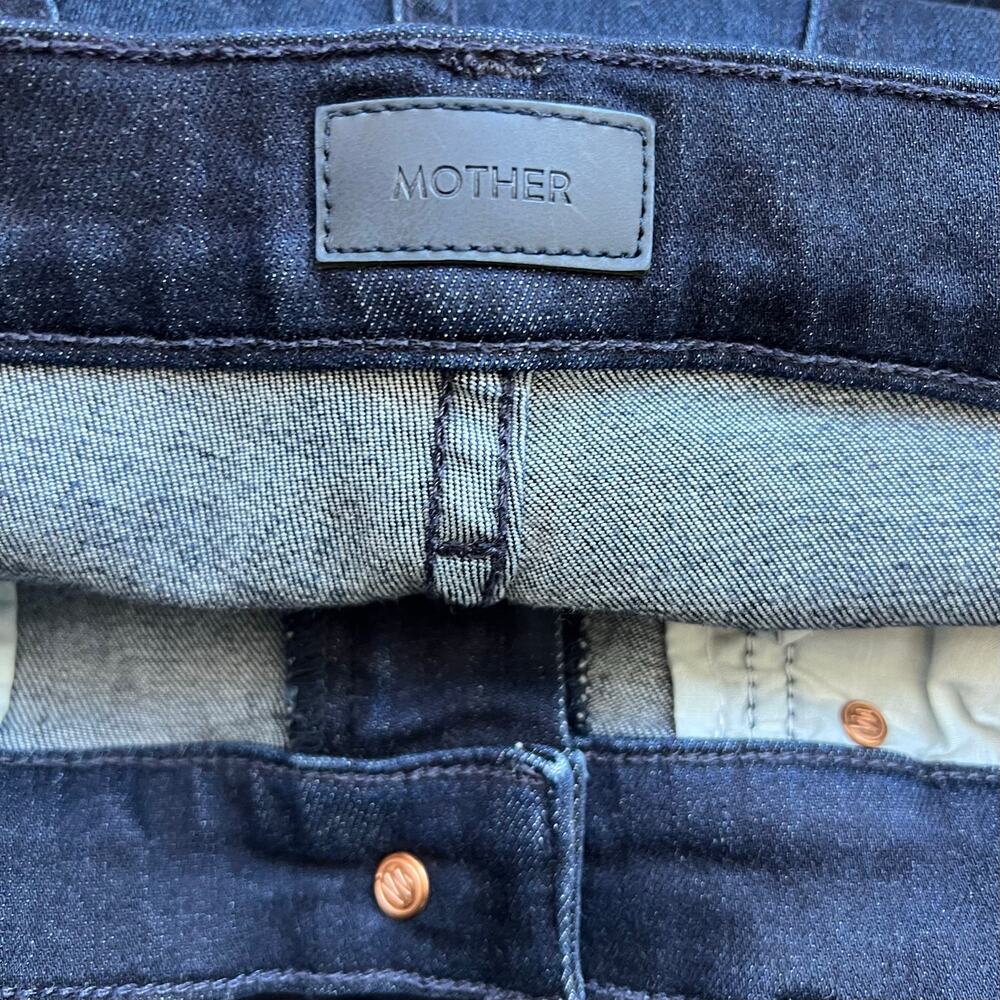 Mother On The Edge The Mid Rise Dazzler Ankle Jeans size 29 dark wash - Picture 7 of 7